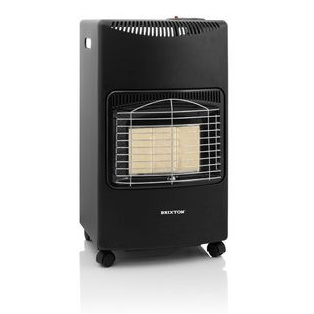 Gas-powered portable heater.