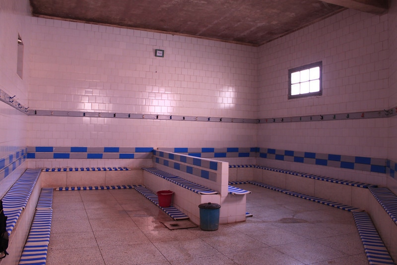 Traditional Moroccan bathhouse, called a hammam.